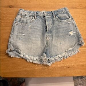 We The FreeThe Lasso Cutoff Denim Shorts